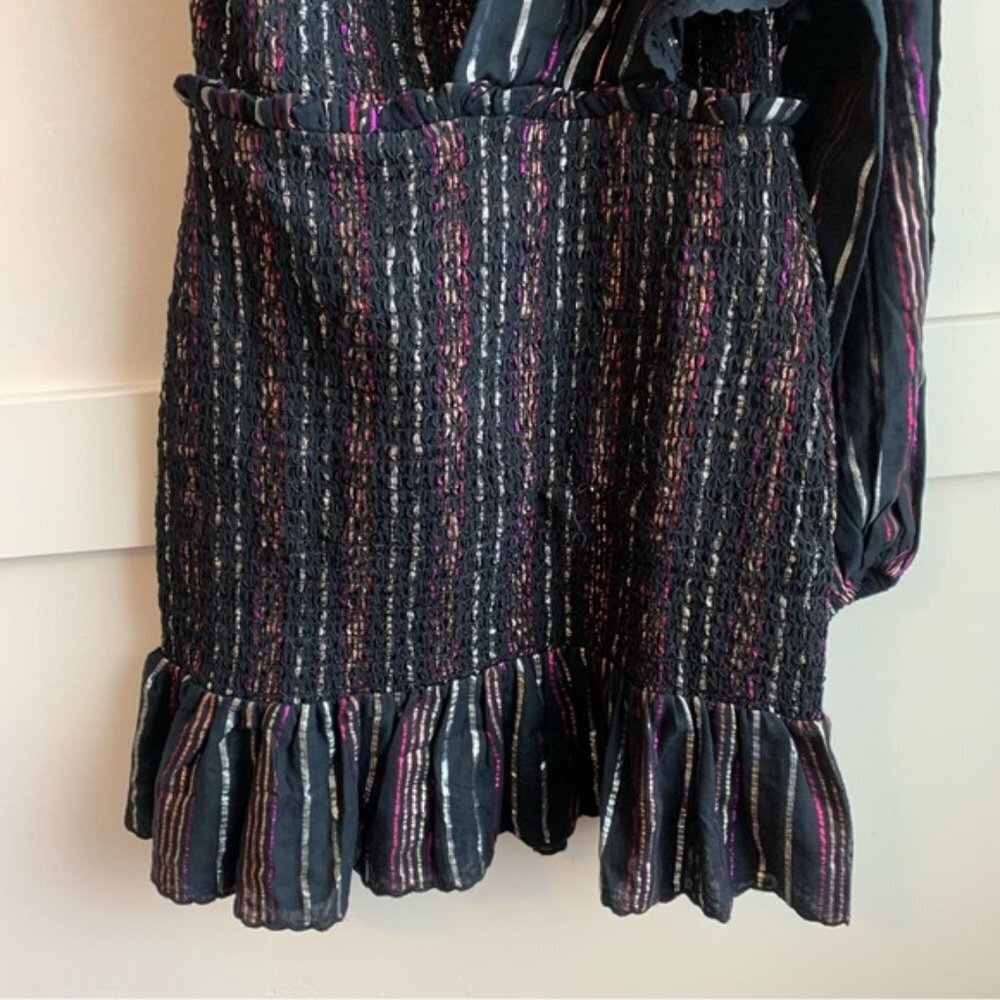 NWOT Farm Rio Lurex Stripes Mini Dress - Picture 12 of 12